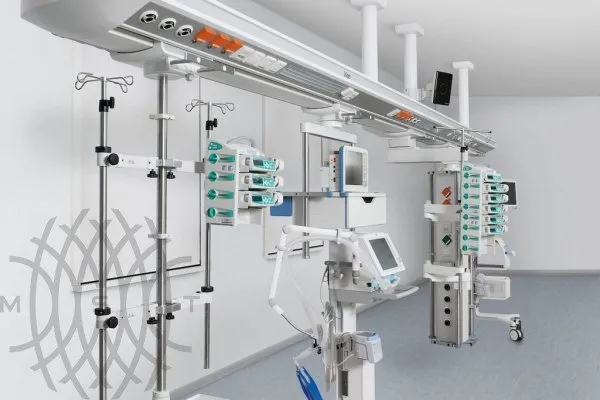 Потолочная реанимационная медицинская консоль Draeger Ponta